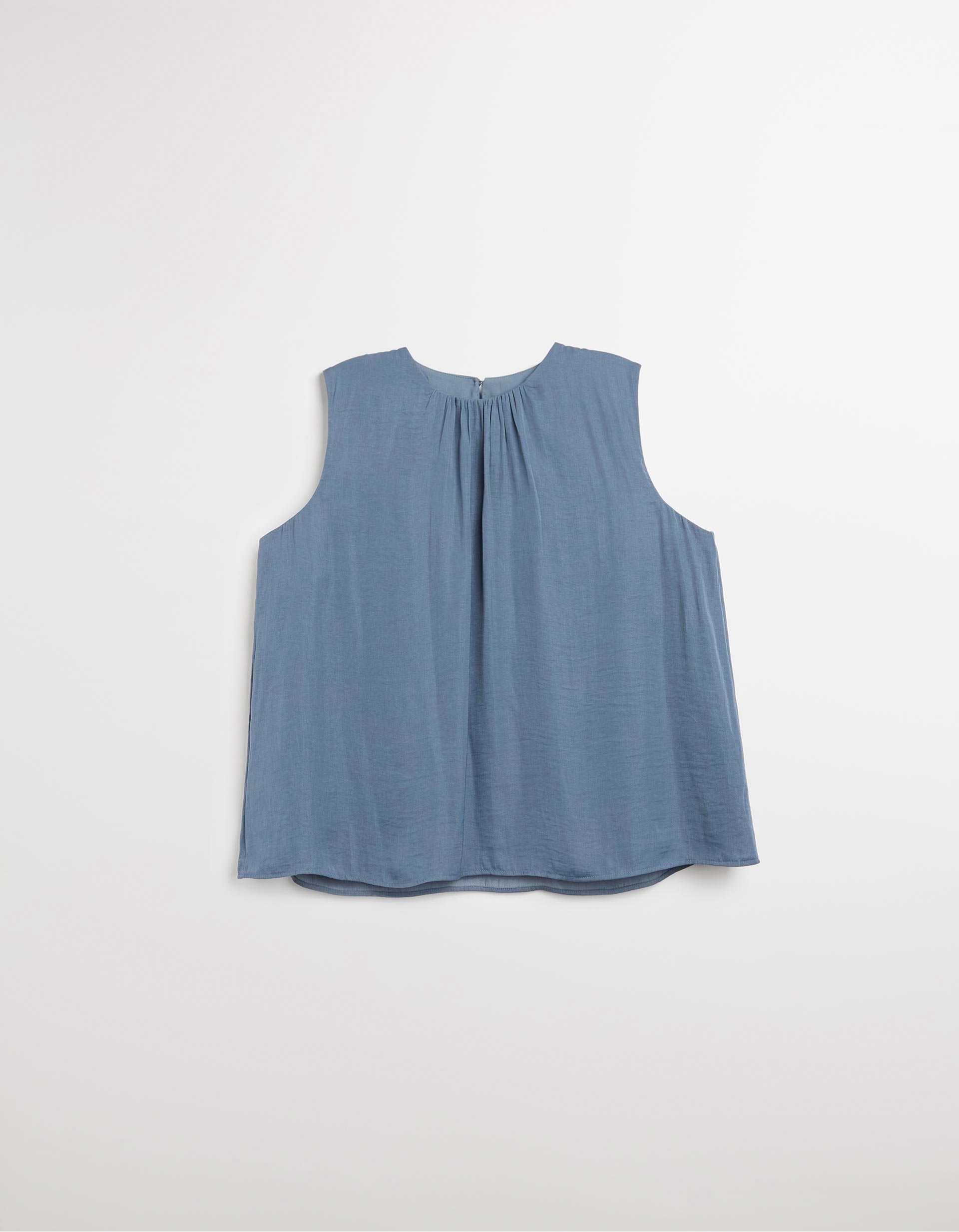 Blusa sem Mangas, Mulher, Azul