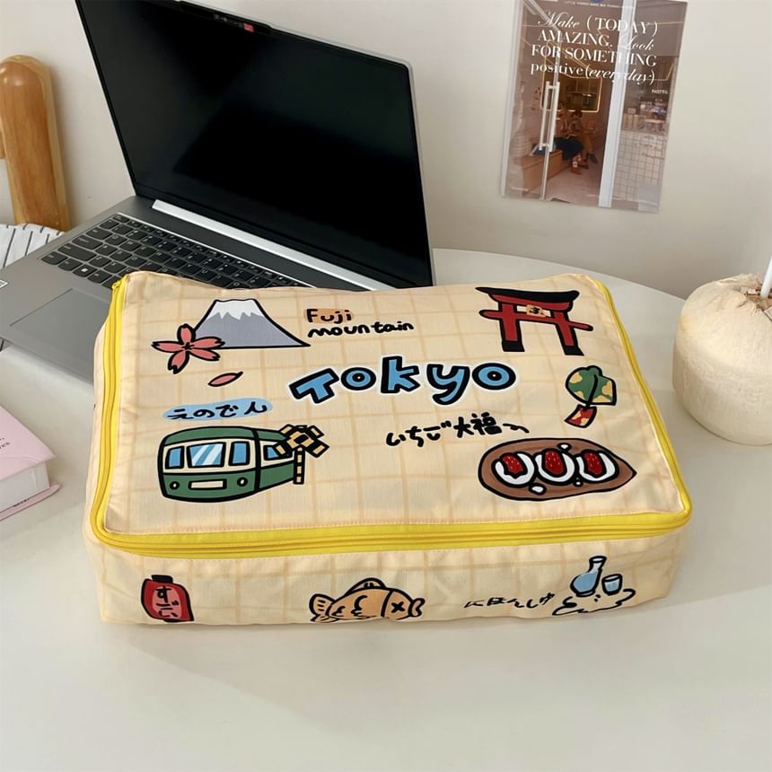 Olsin - Cartoon Nylon Reiskledingorganizer (Diverse Ontwerpen) / Set
