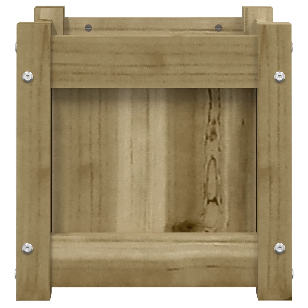 Jardinière 31x31x31 cm bois de pin imprégné