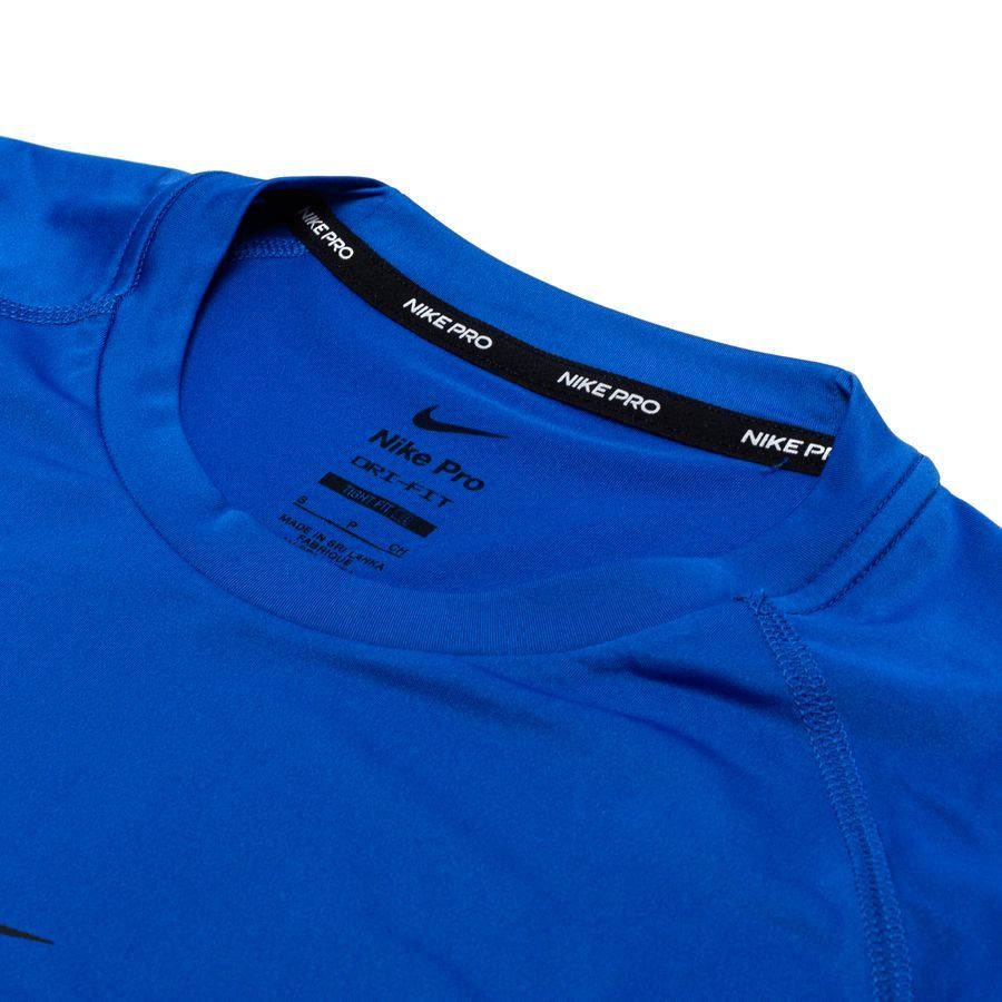 Nike Pro Baselayer Dri-FIT - Bleu/Noir Manches Longues