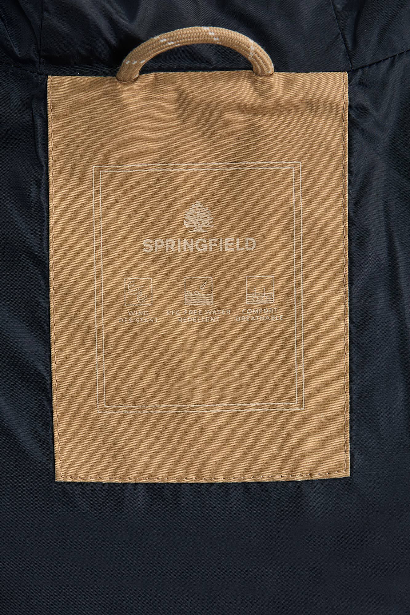 Parka capucha - beige medio