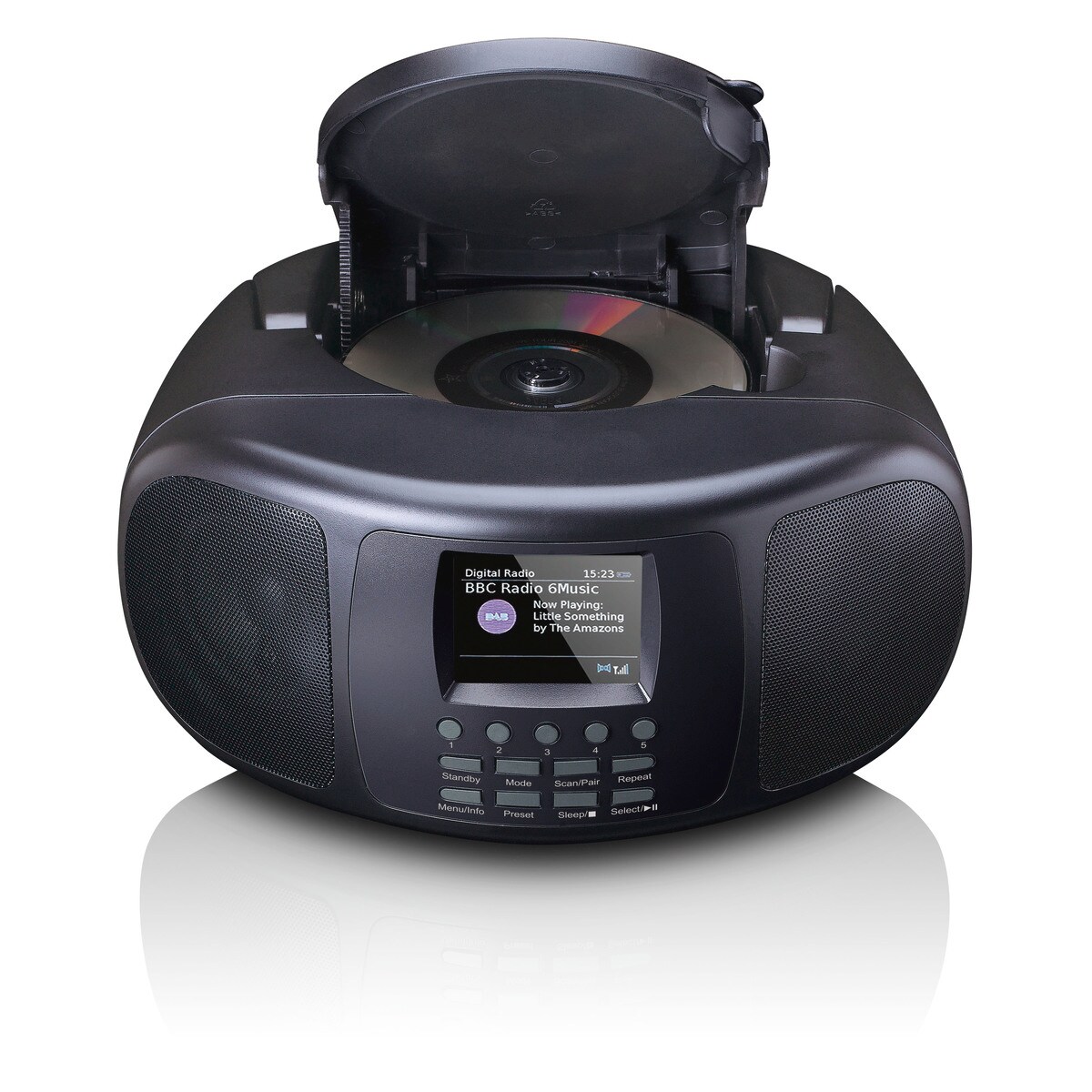 LENCO SCD-6000 Boombox-Internetradio mit DAB+/FM-Radio und BT