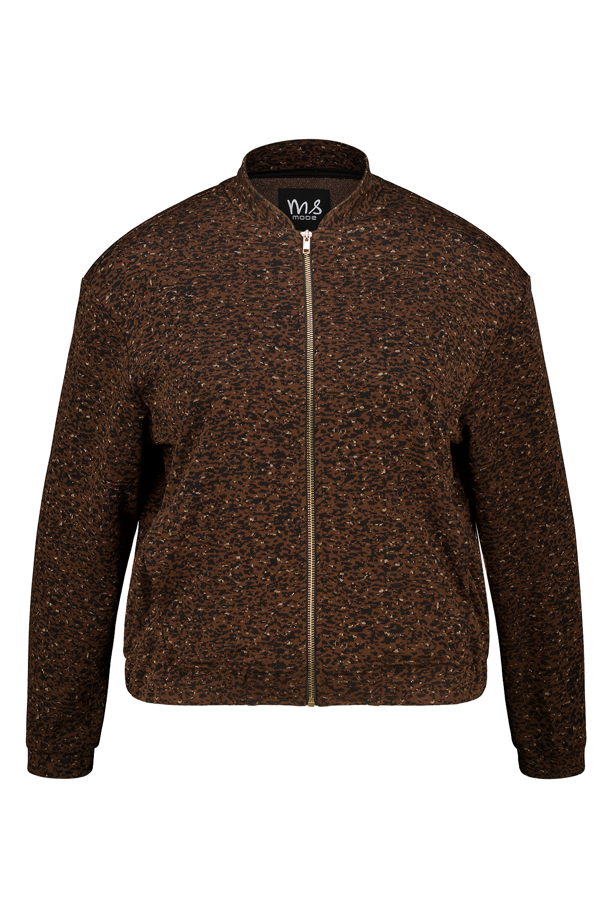 Bomber jasje met print Multi brown