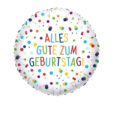 amscan Folienballon Alles Gute zum Geburtstag