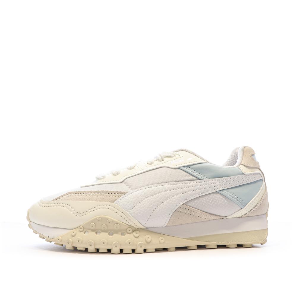 Puma Baskets Beige/Blanc Femme Puma Rider Soft