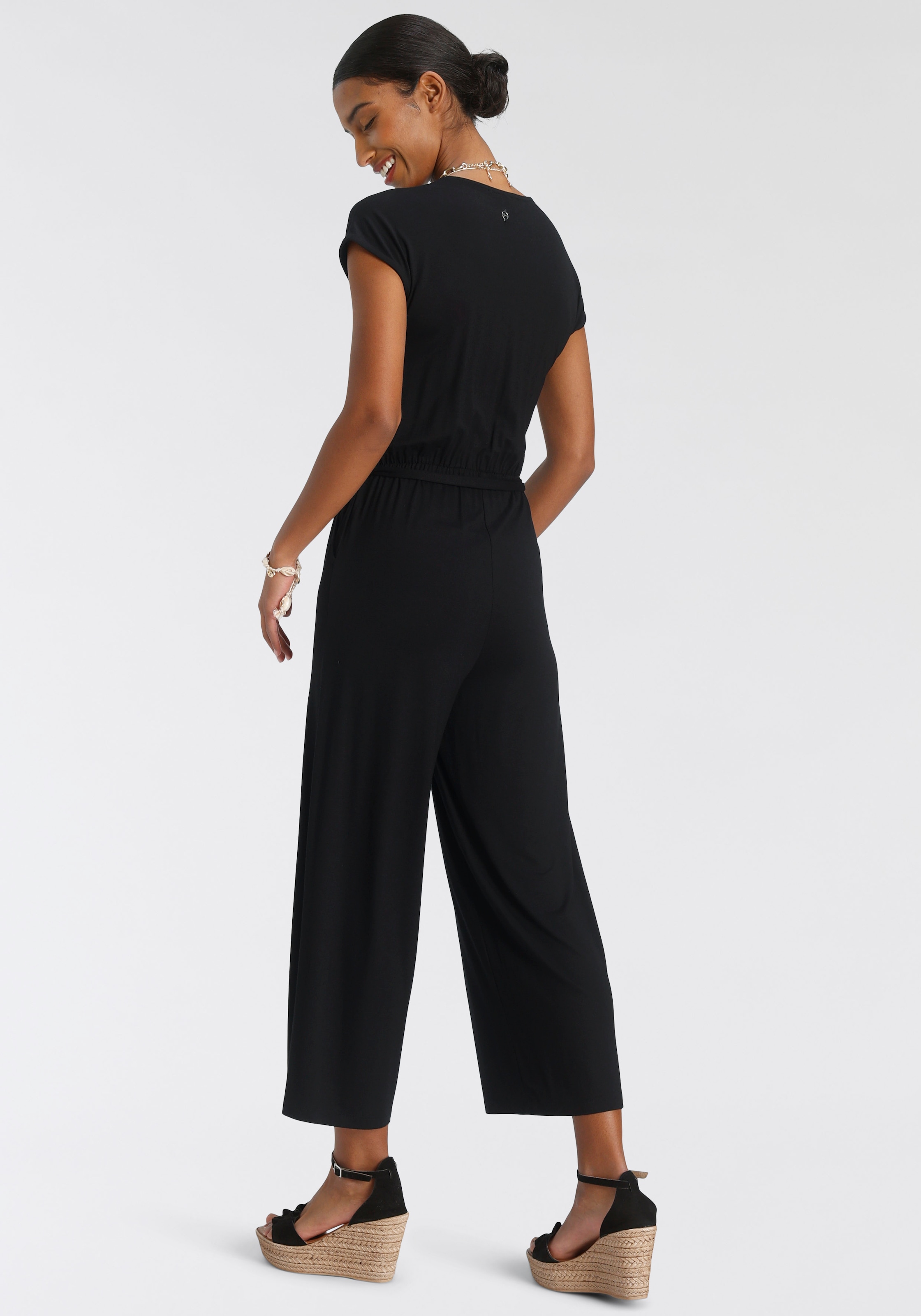 Tamaris Culotte-Overall , mit Knopfleiste