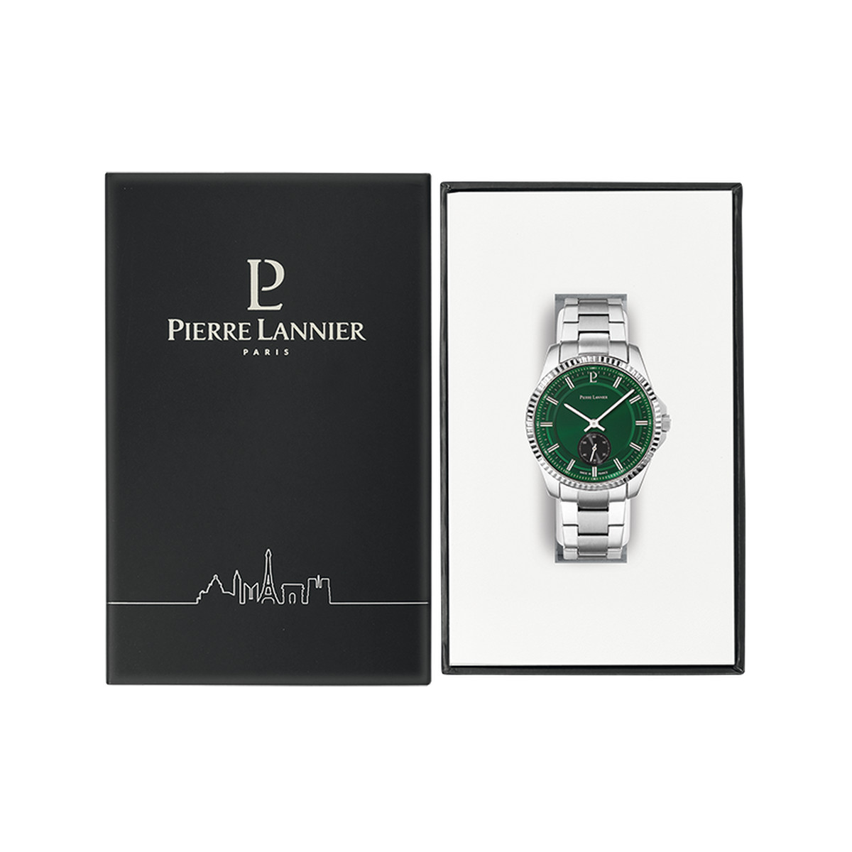 Montre PIERRE LANNIER Metropolitain homme bracelet acier
