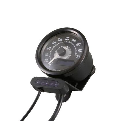 Compteur Daytona - Support combiné pour Compteur velona et indicateur Universel - Noir