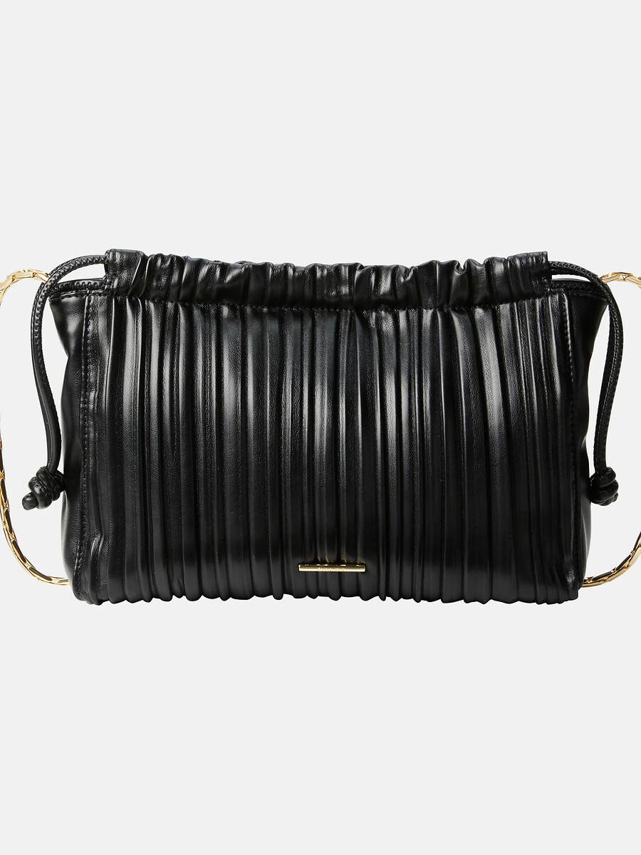 CALVIN KLEIN<br>Bolsa de ombro plissada
