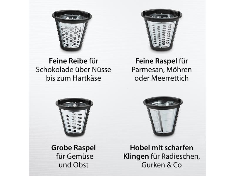 ADE Küchenreibe KA 1802 1 l Elektrische Reibe