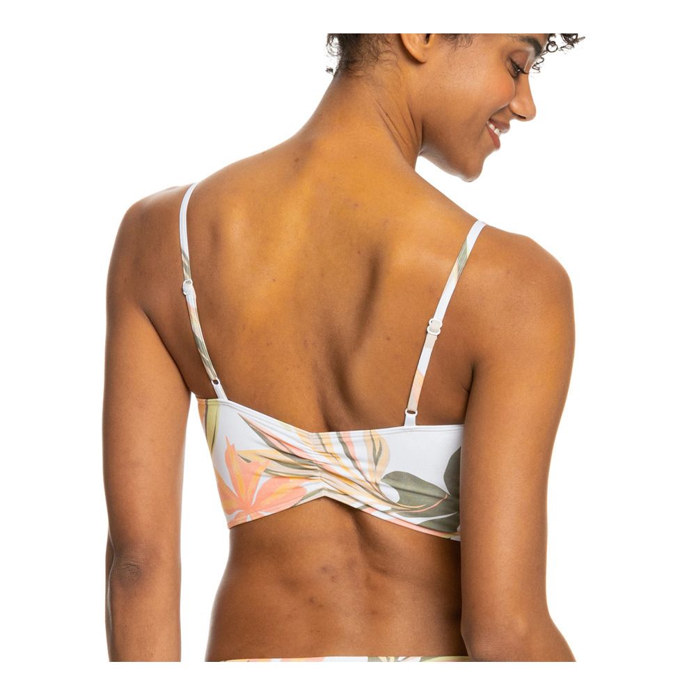 Roxy PRINTED BEACH CLASSICS - Haut de maillot de bain Femme bright white subtly