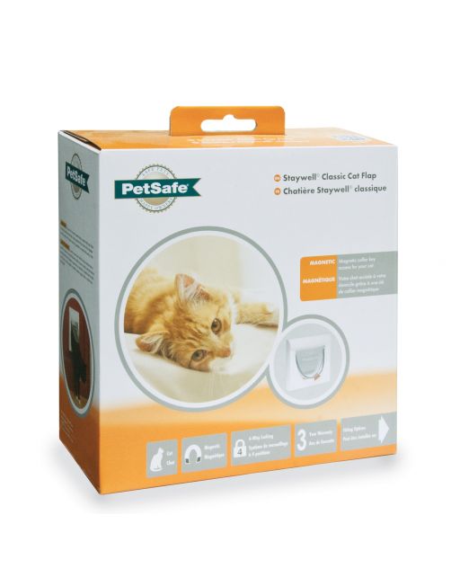 Petsafe Dierenluik 932 Magnetic S - Kattenluik - 10.5x22.6x22.8 cm Wit 932