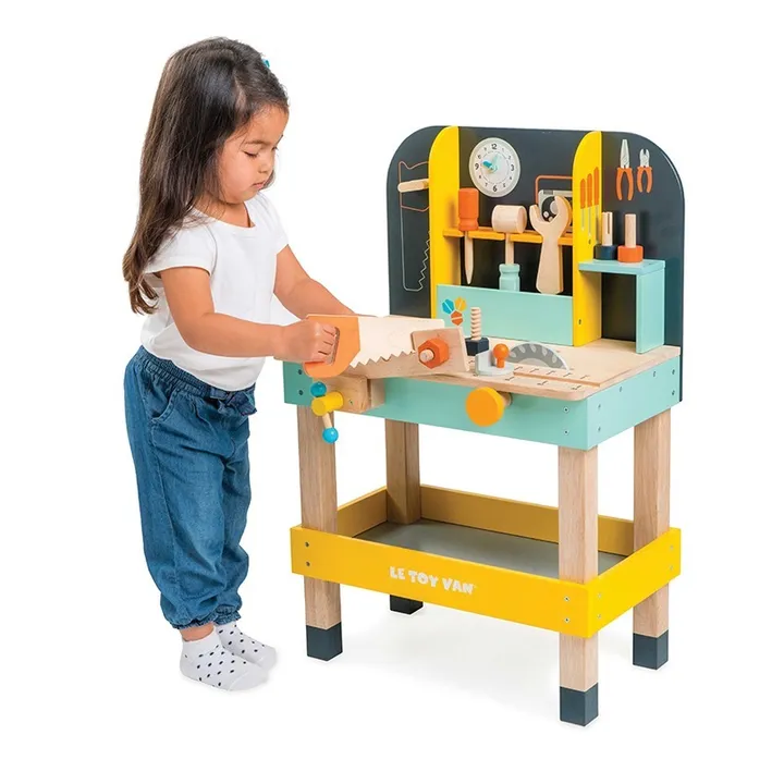 Le Toy Van Etabli en bois et ses 12 accessoires