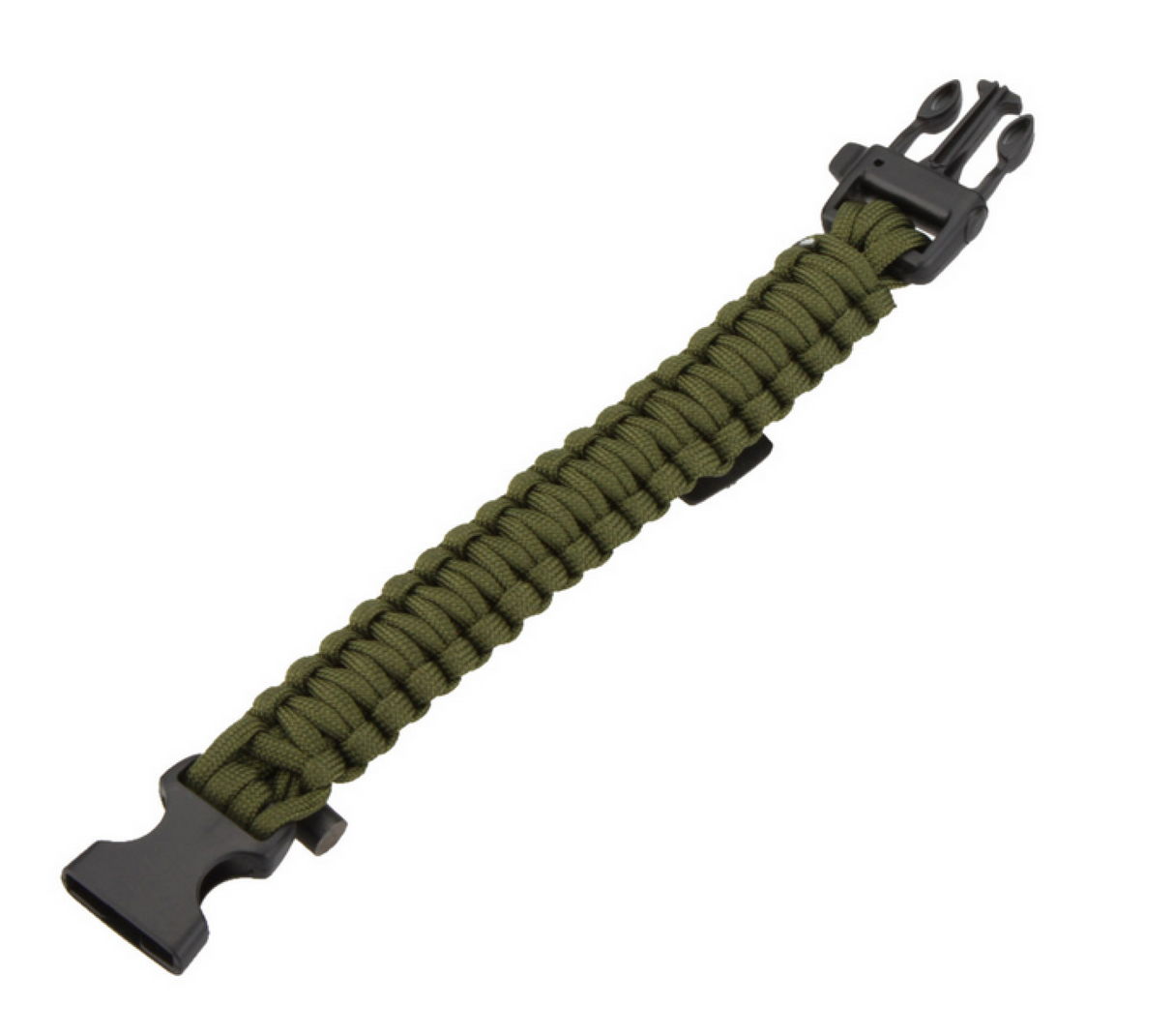 Milrab<br>Survival Bracelet m/ Fire Starter & Compass