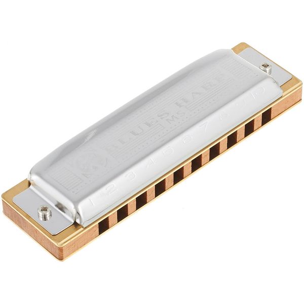 Hohner Blues Mundharmonika in D-Dur mit MS-System