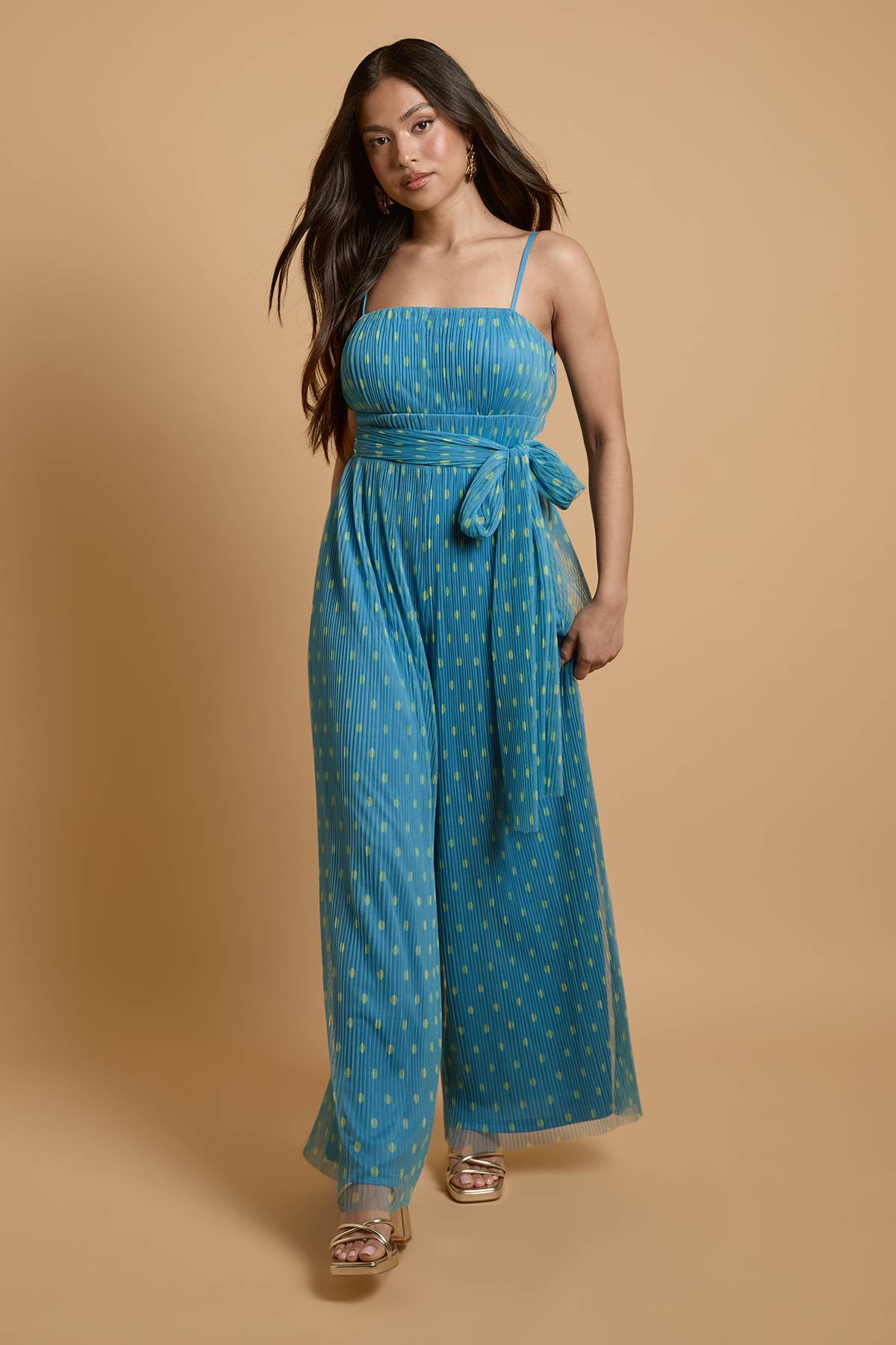 Oasis Combinaison Petite En Mesh Plissé Avec Détail Corset