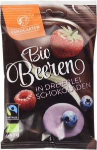 Landgarten Schoko Beeren Mix, 50 g