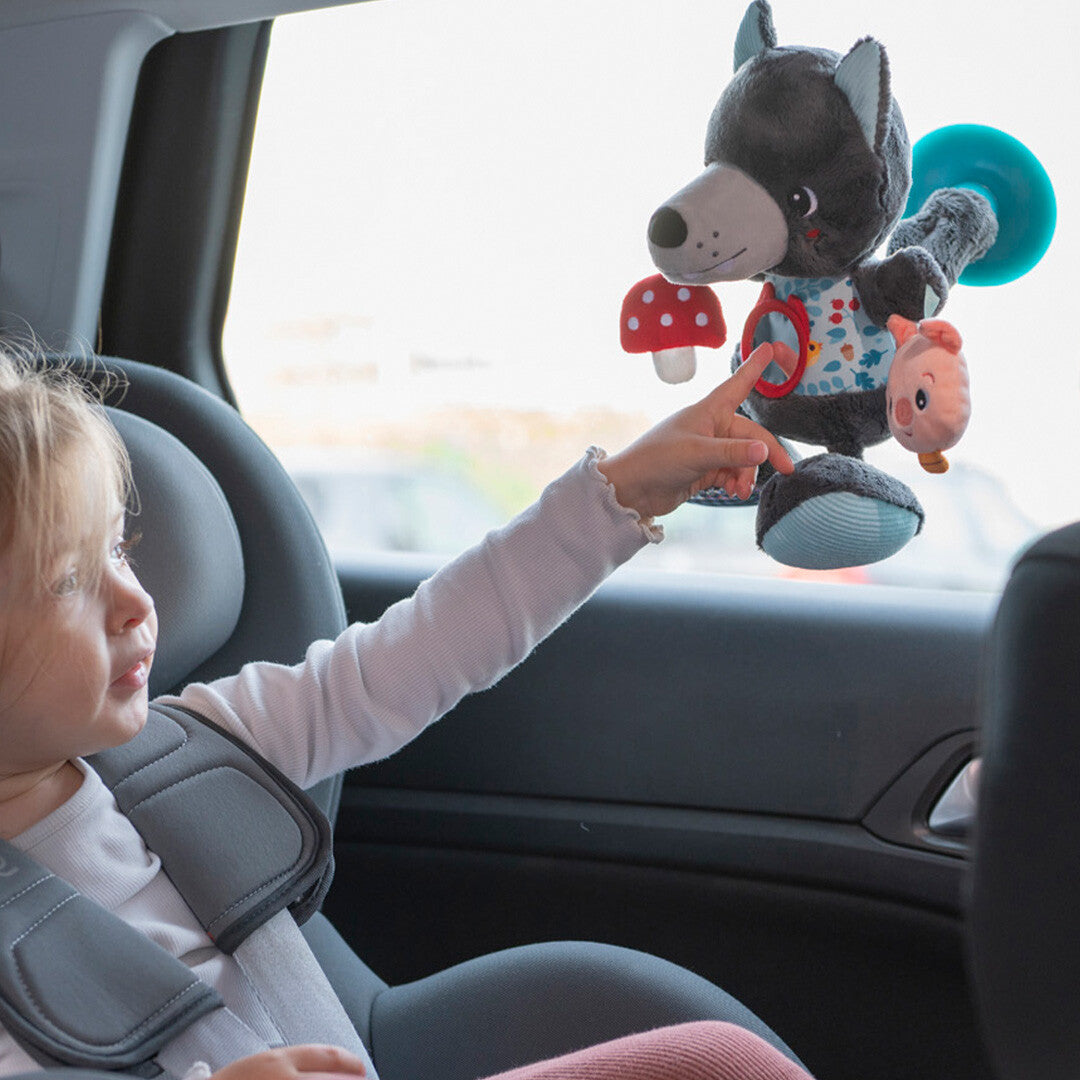 Lilliputiens activiteitenknuffel met zuignap - louis