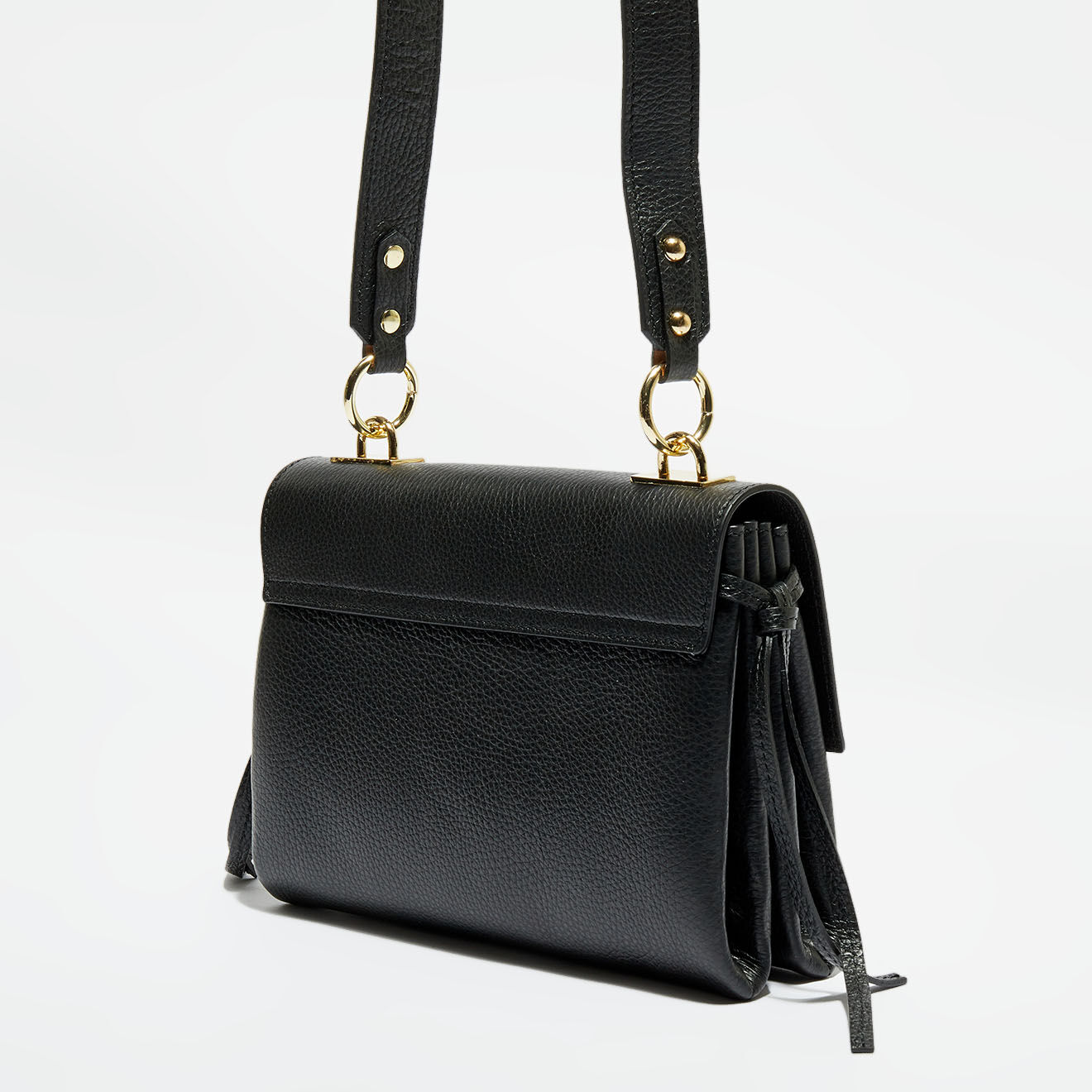 Christian Laurier Sac bandoulière en Cuir Laurel noir - 23x16x7 cm