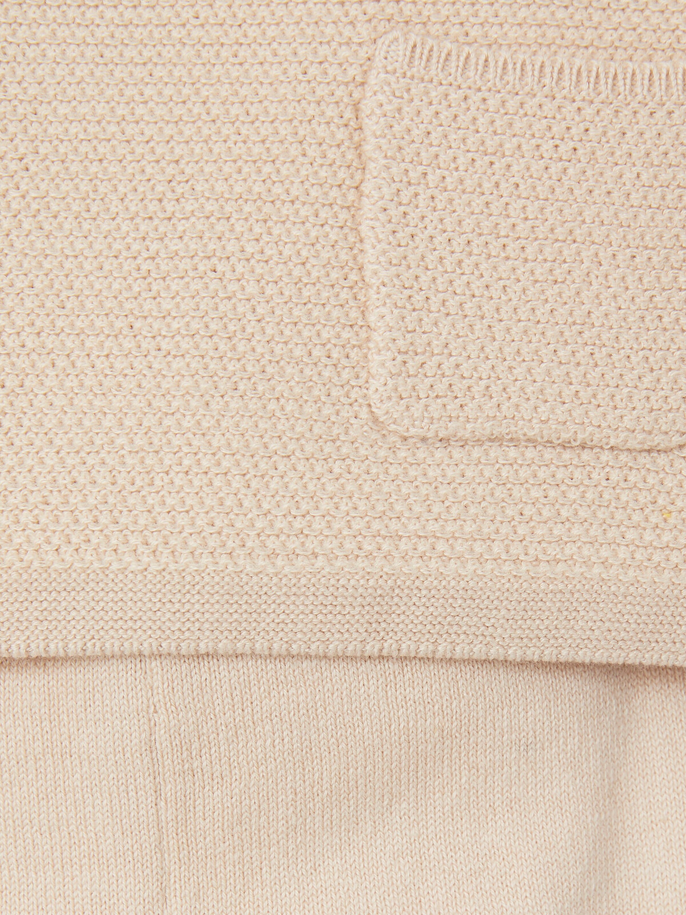 Vertbaudet Baby Strick-Set: Pullover & Leggings beige