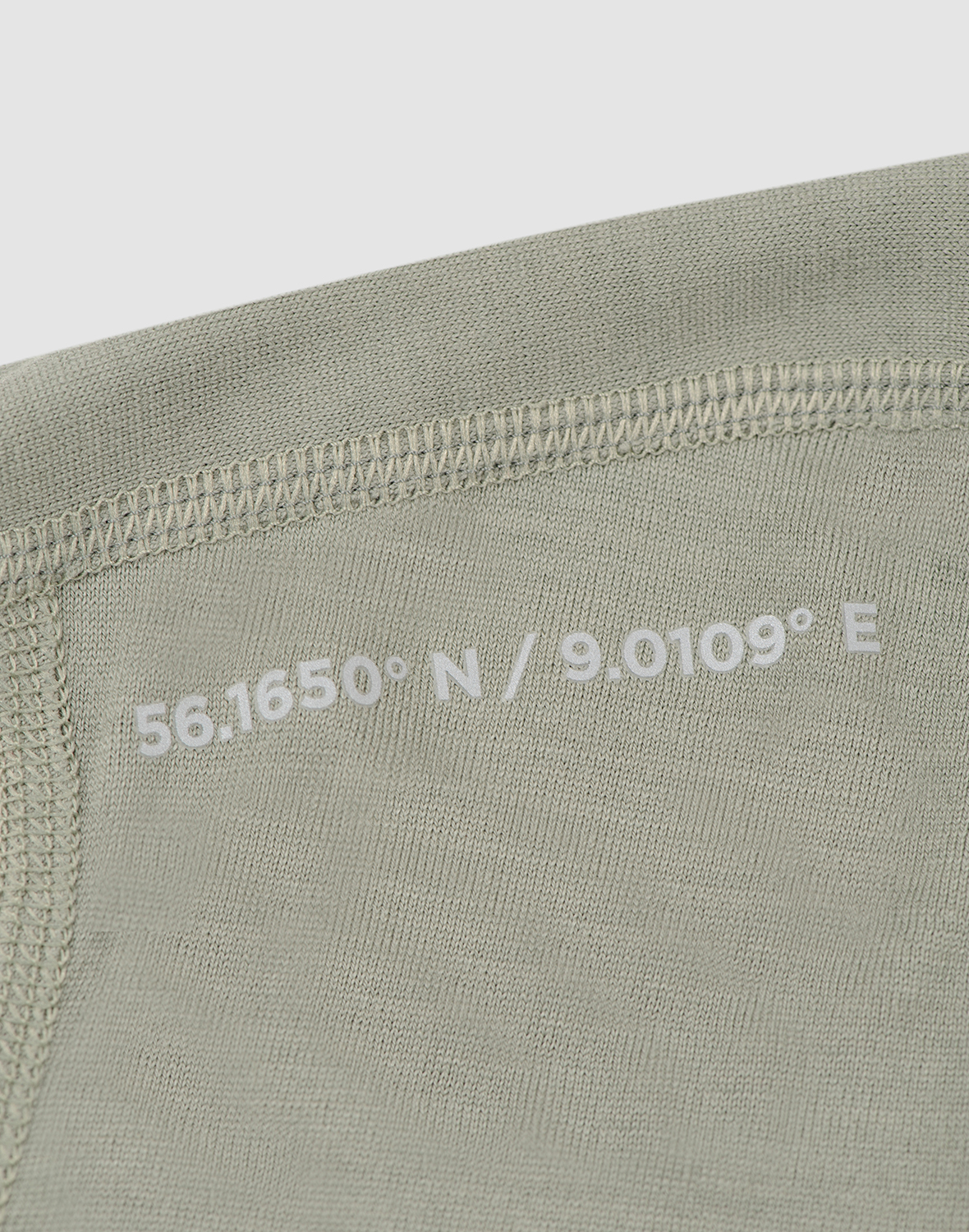 Shirt van merinowol voor dames in IJzig groen