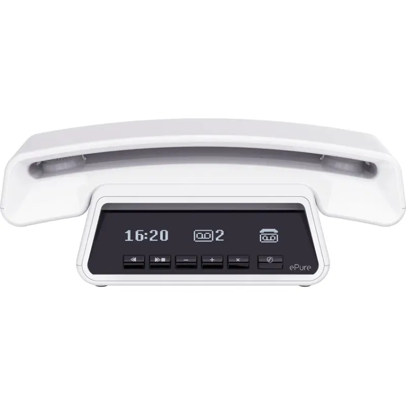 Téléphone sans fil Alcatel EPURE PREMIUM BLANC avec répondeur et fonction blocage appels publicitaires