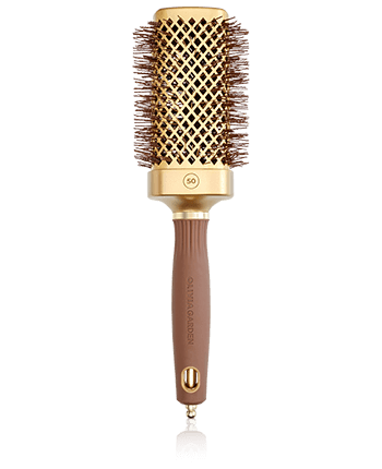 Olivia Garden Expert Blowout Straight gewellte Borsten 50 gold & braun 1-Stück