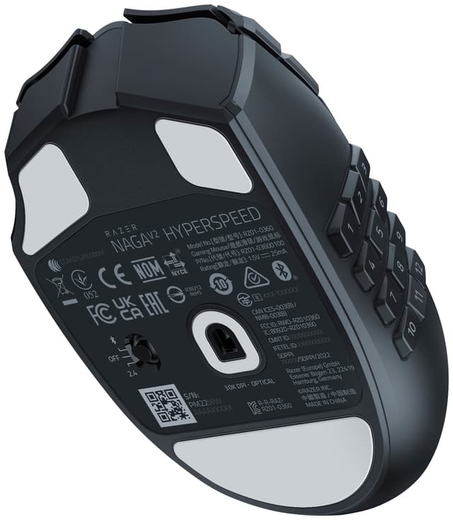 Razer Naga V2 HyperSpeed trådløs gaming mus