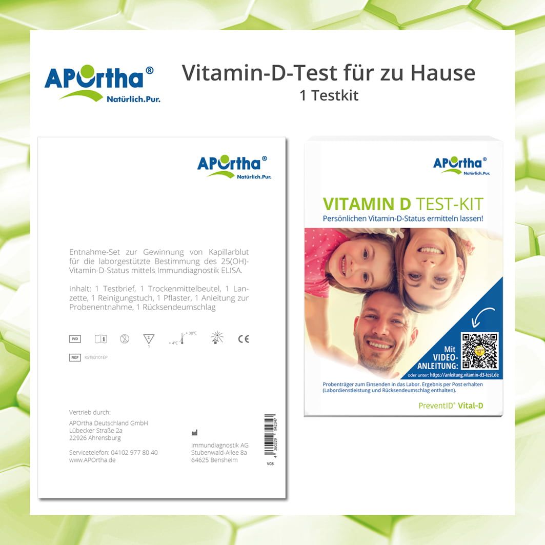 APOrtha® Vitamin-D-Test für zu Hause - Testkit