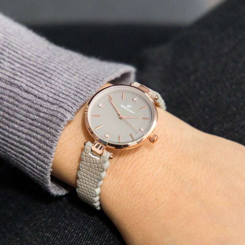 Montre Femme CHTIME bracelet Cuir Gris