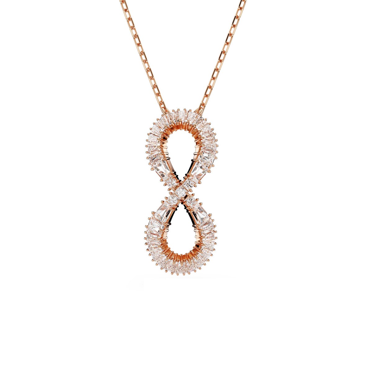 Collier Swarovski Hyperbola Infini rosé