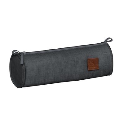 Trousse ronde Original by QV Vintage - 1 compartiment - gris chiné - Quo Vadis