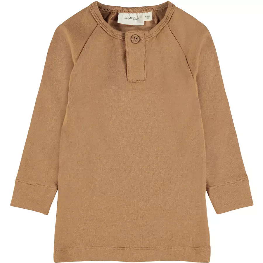 Lil'Atelier Langarmshirt Nbmgeo Tobacco Brown