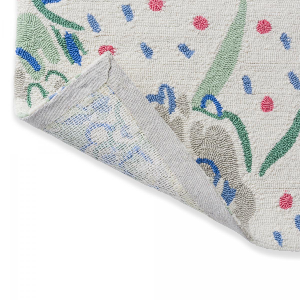 Tapis extérieur multicolore 140x200 cm