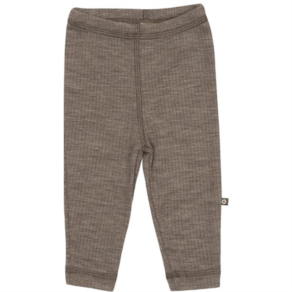 Uld Drop Needle Leggings Nature