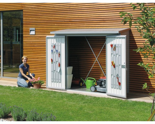 deurpakket biohort WoodStock 230, 138 x 172,5 cm, donkergrijs metallic