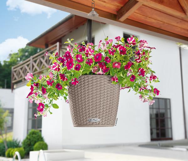 LECHUZA® Kunststoff-Hängeampel Nido Cottage