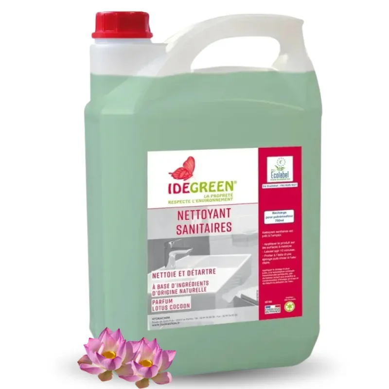 IDEGREEN - Nettoyant sanitaire Ecolabel - 5L