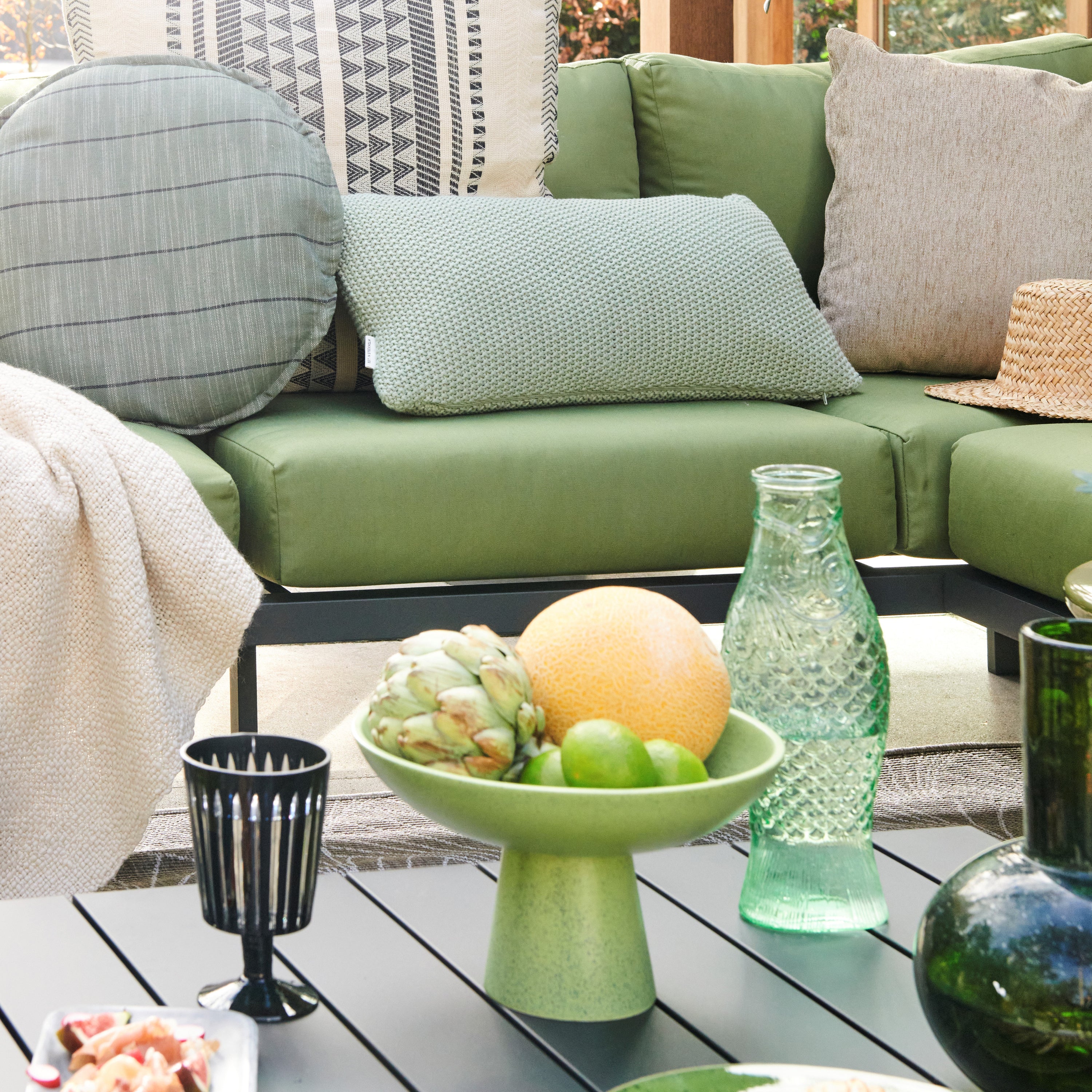 SERAX - Paola Navone - Fish & Fish Karaf 1 L - Groen