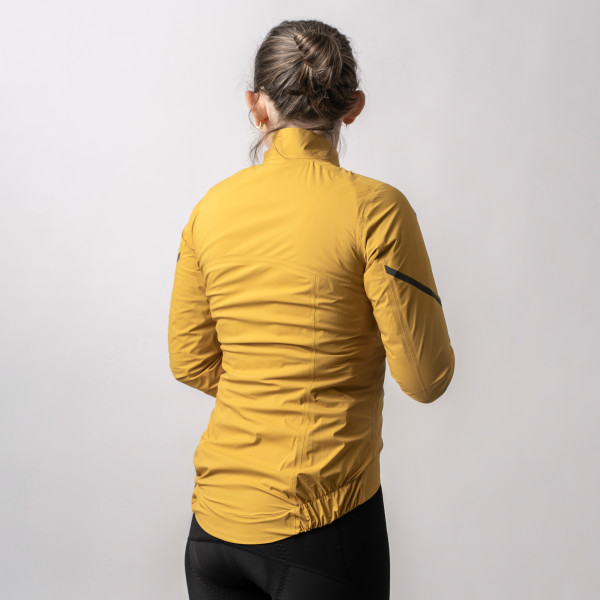 GripGrab PACR letvægtsjakke Mustard Yellow dame