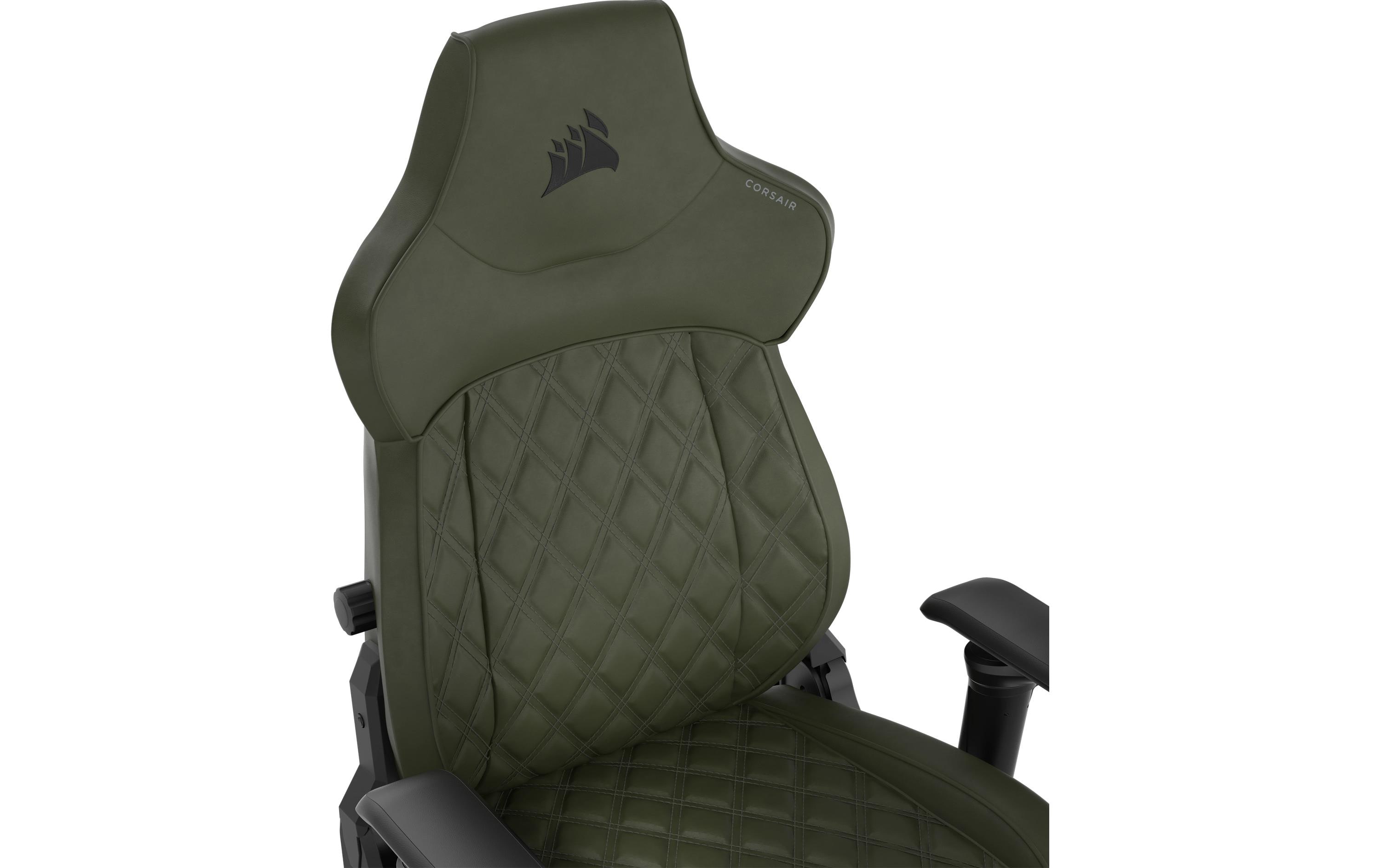 Gaming-Stuhl TC500 Luxe Sherwood<br>Ergonomischer Racing-Gaming-Stuhl mit einer Belastbarkeit von bis zu 120 kg