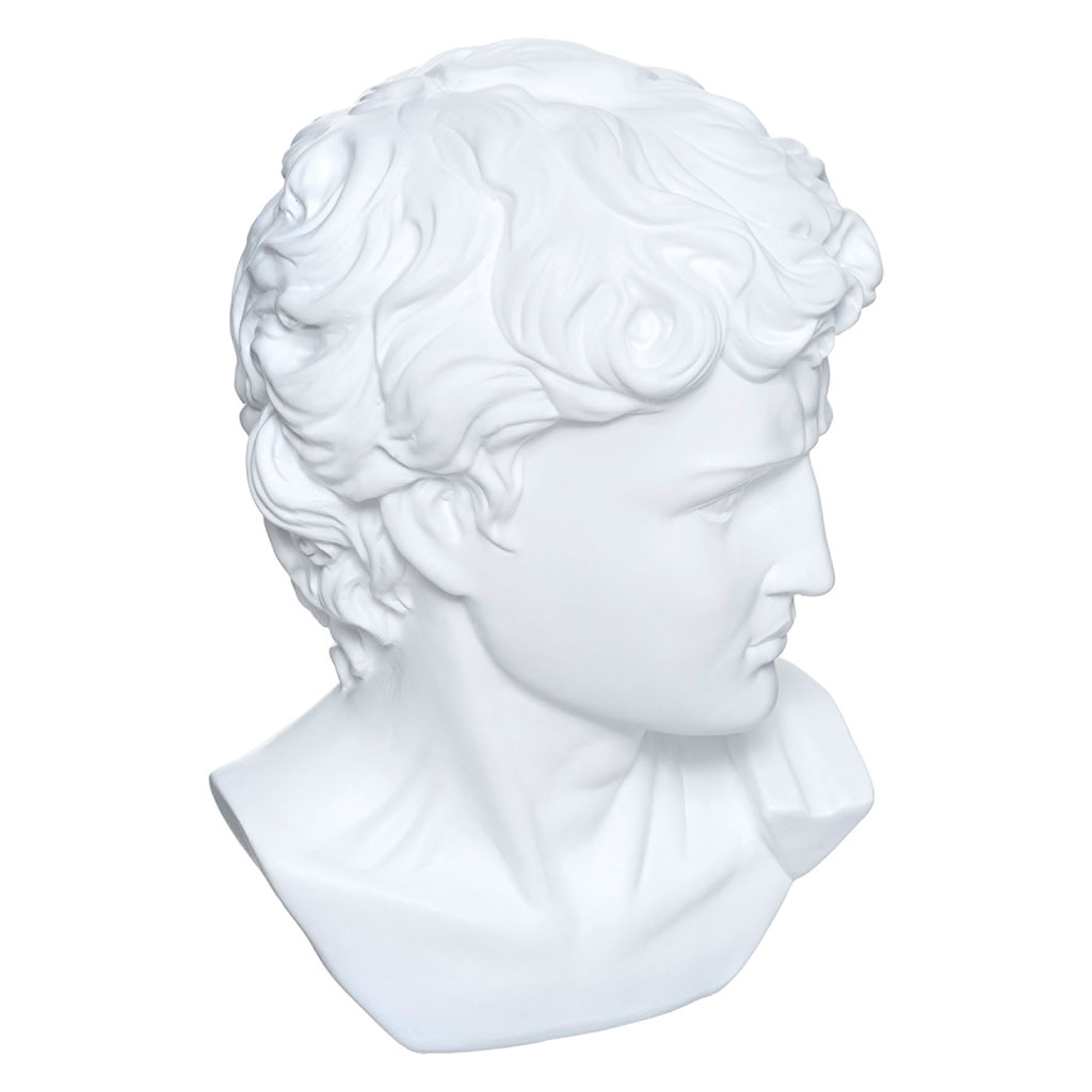 Décoration tête DAVID H 26cm