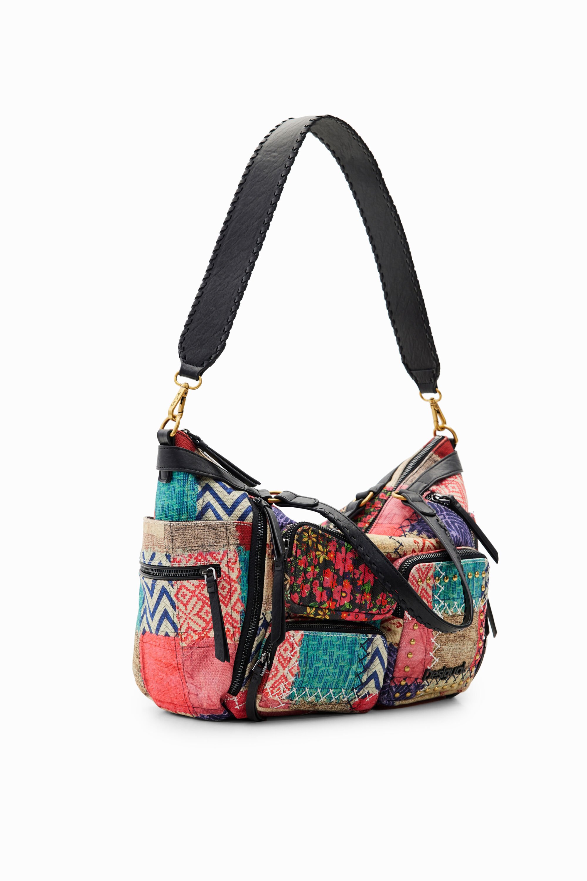 Grand sac toile patchwork