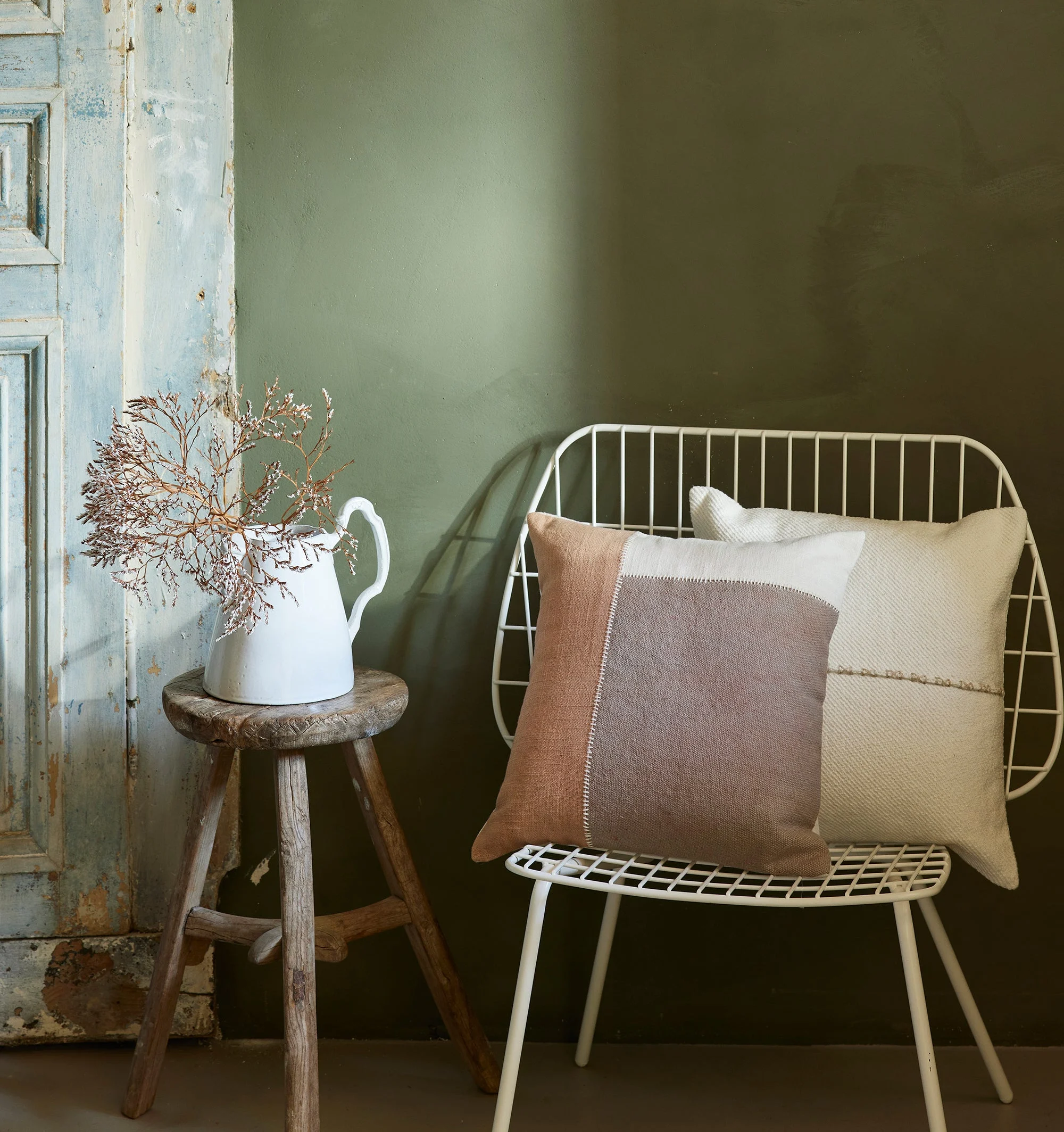 WALISS - Housse de coussin | Blanc