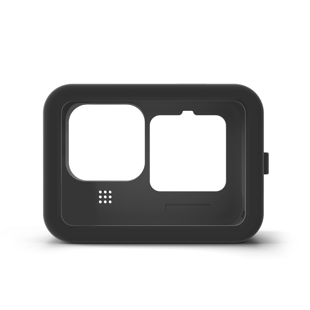 GoPro Hero 13 / 12 / 11 / 10 / 9 Black Silikon Case Schutzhülle mit Handschlaufe - Schwarz