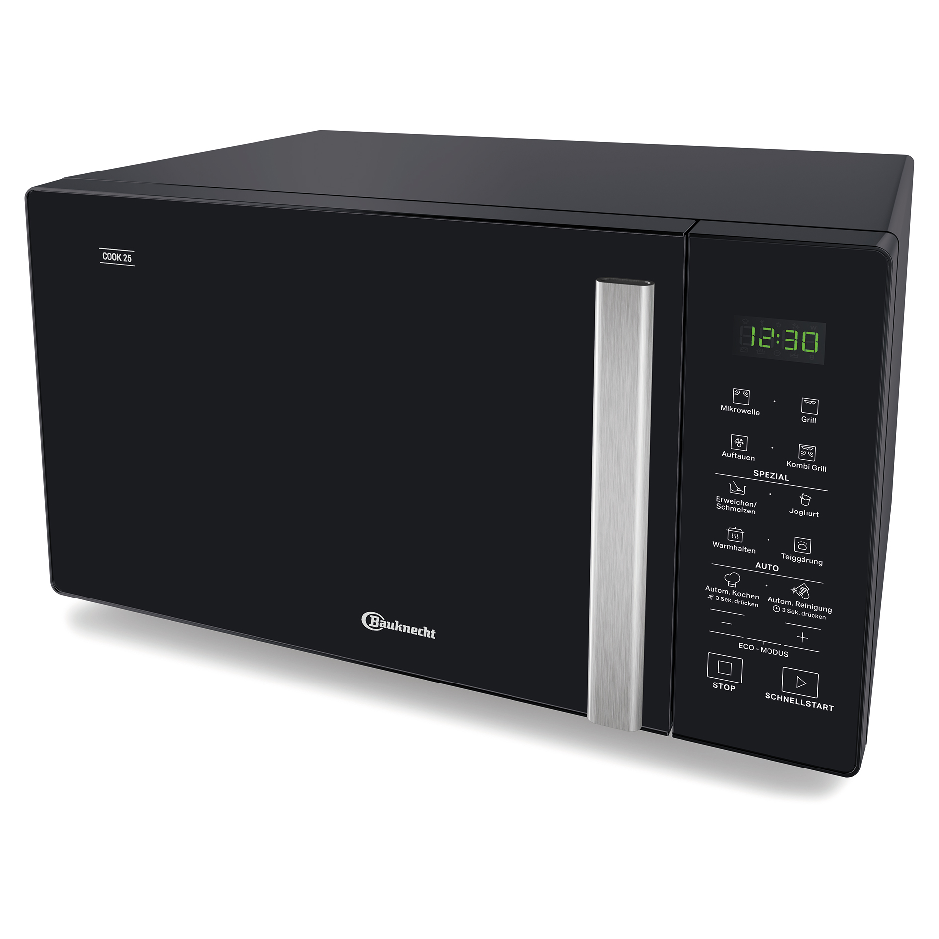 BAUKNECHT Mikrowelle MWK 253 B - schwarz - 25 Liter
