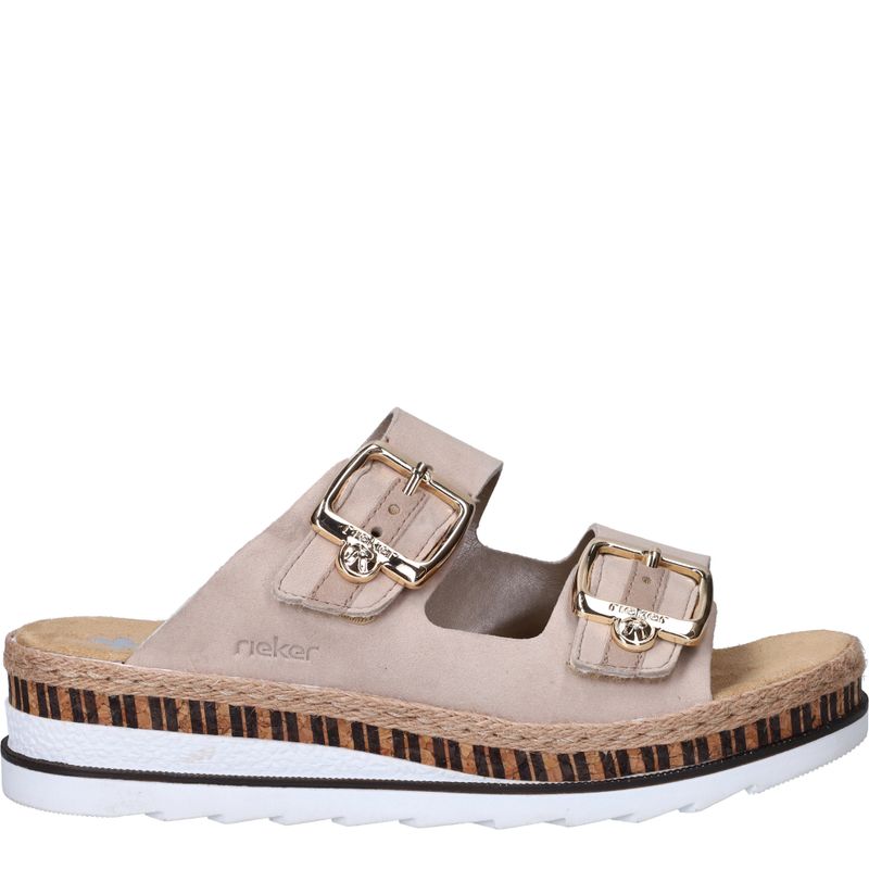 Rieker Slippers Beige Dames
