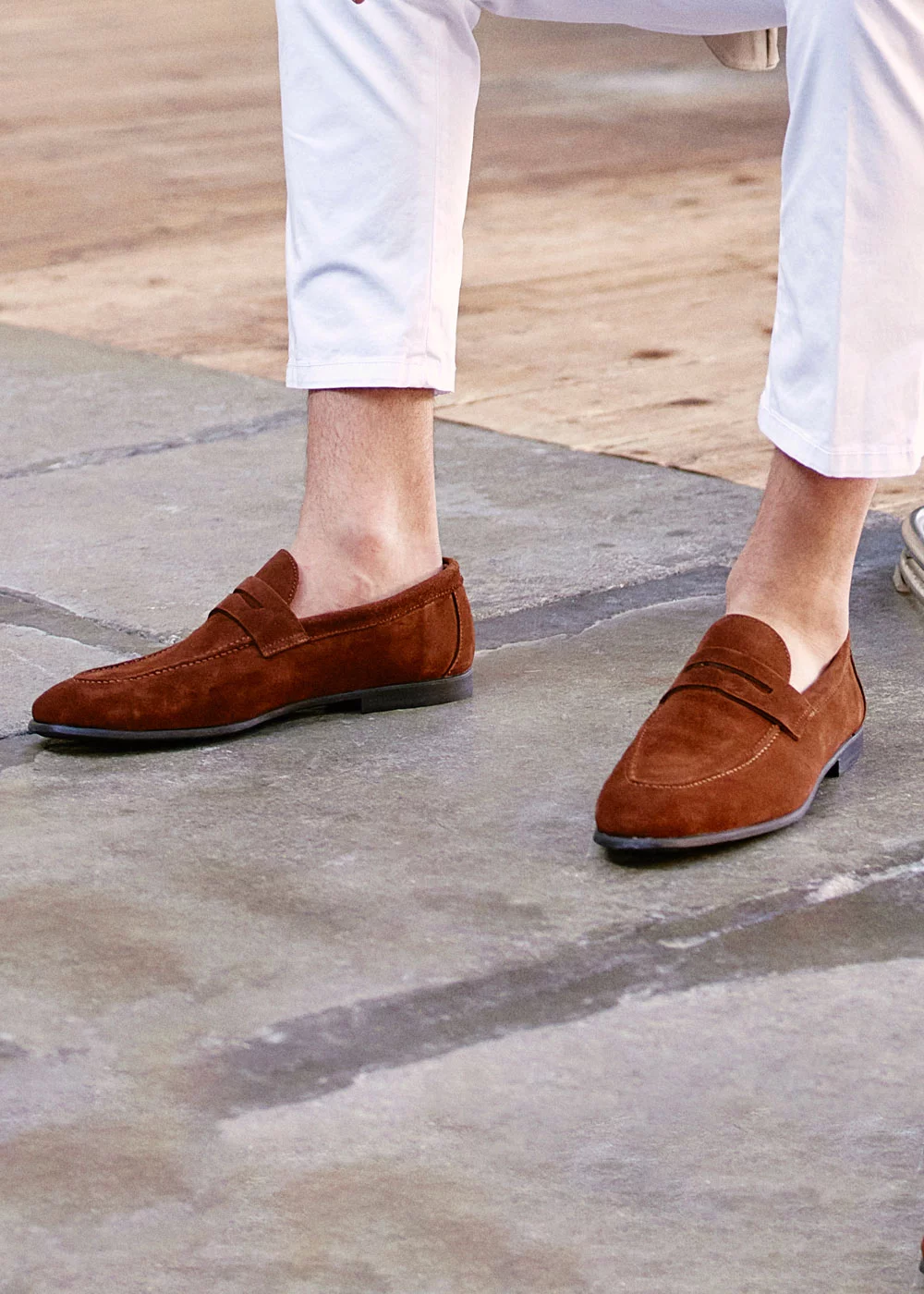 MOCASSIN ORSO VELOURS MARRON
