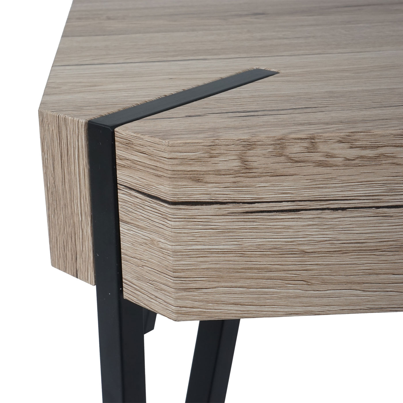 Couchtisch Kos T573, Wohnzimmertisch, 43x110x60cm