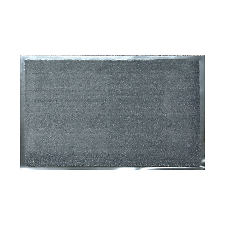 Paillasson intérieur Tonic acier 60 x 90 cm